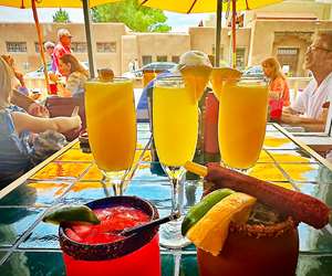 watermelon mezcal, catarito, and mimosas